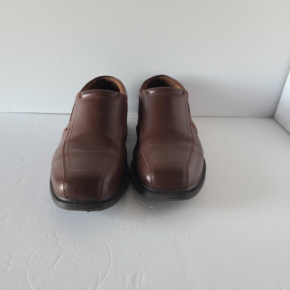 NUNN BUSH MEN\'S BLEEKER STREET SLIP-ON KORE LOAFER- BROWN-SIZE 12 MEDIUM